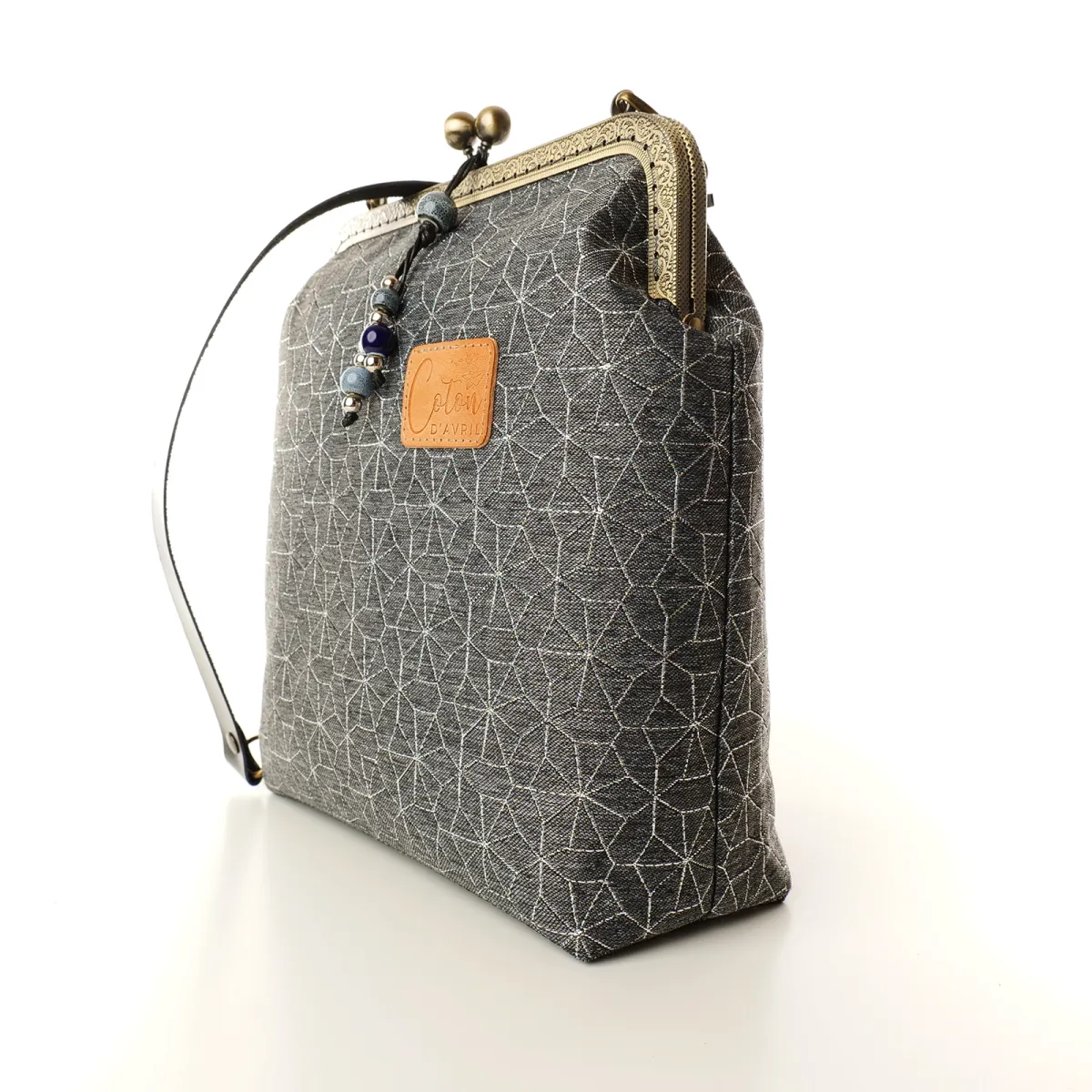 Mini Sac Coton d'Avril MELODIE Gris argent