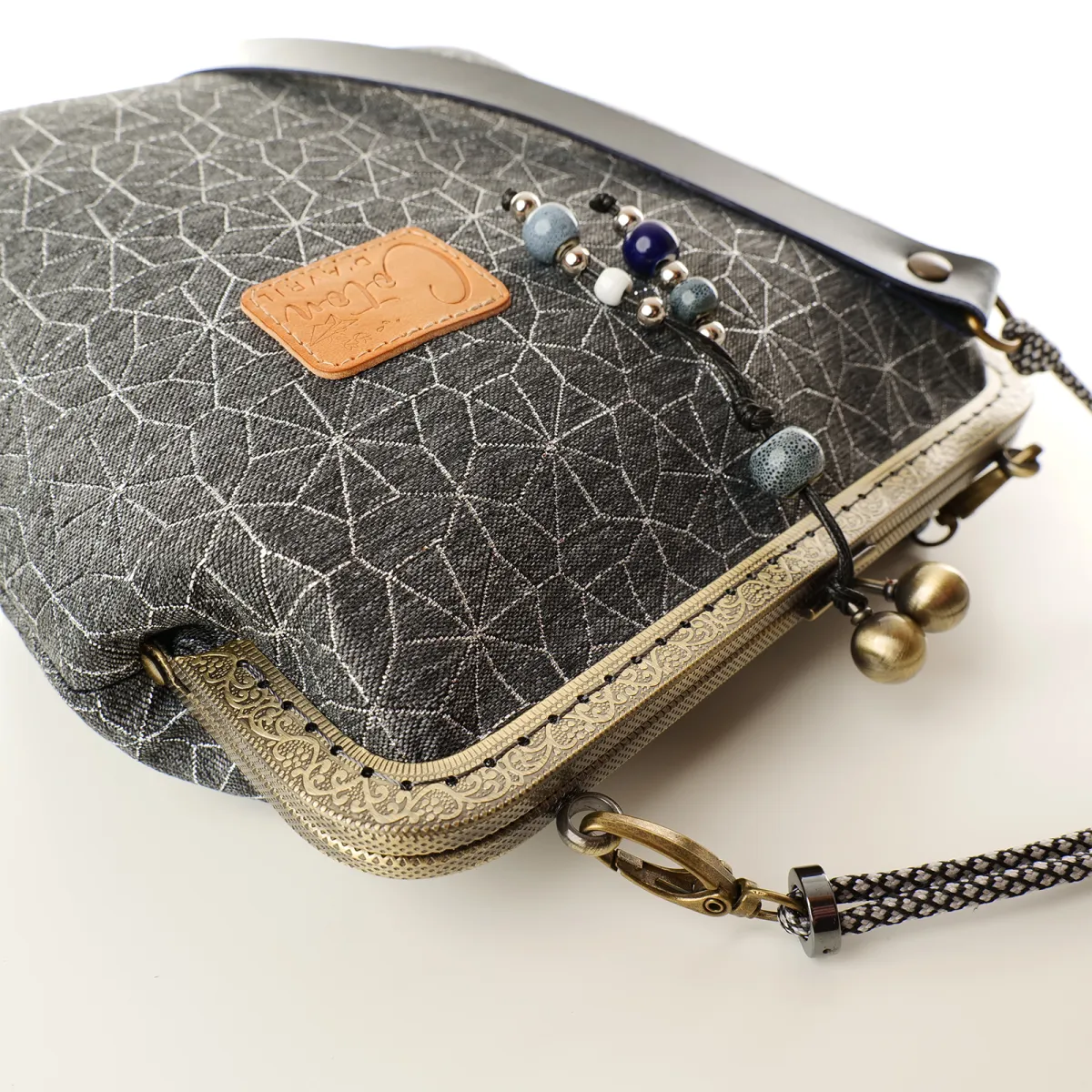 Mini Sac Coton d'Avril MELODIE Gris argent
