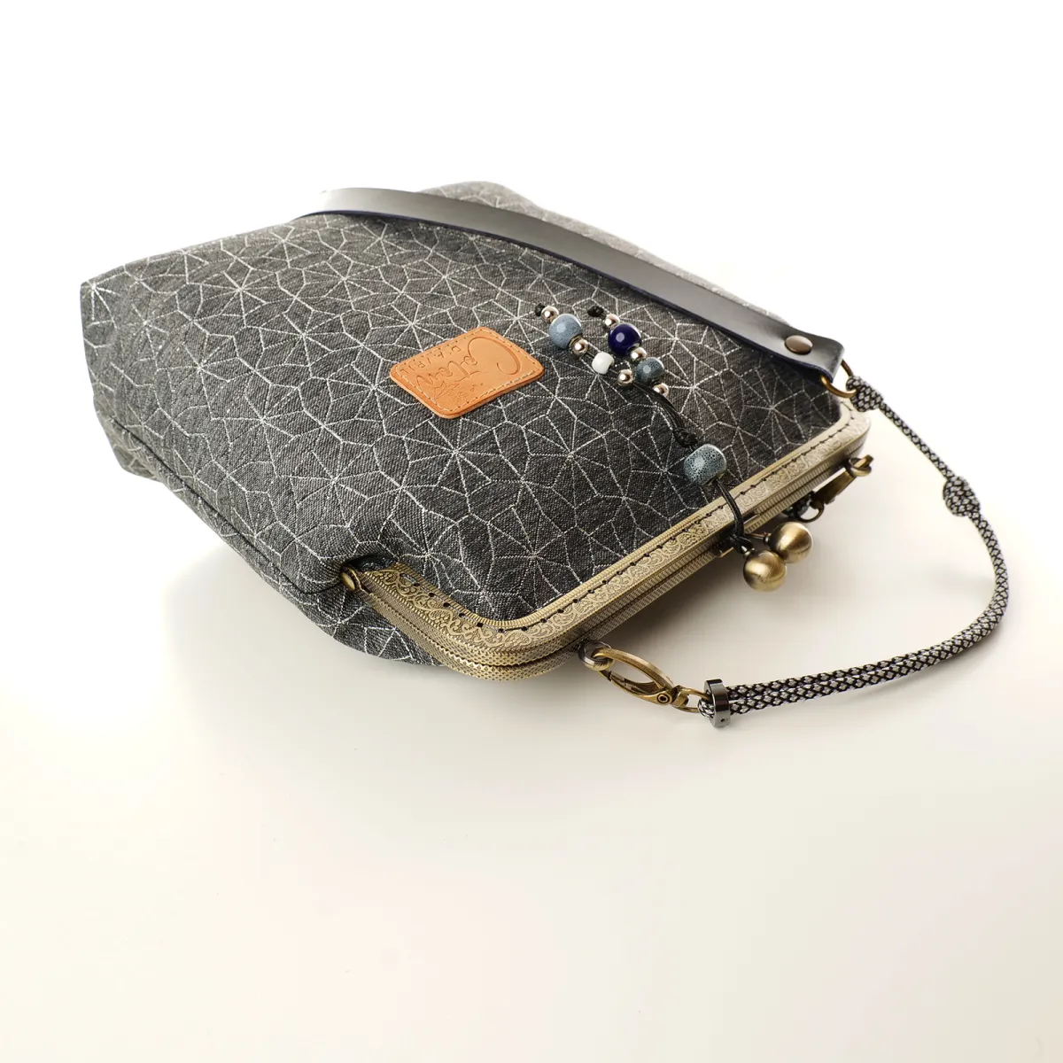 Mini Sac Coton d'Avril MELODIE Gris argent