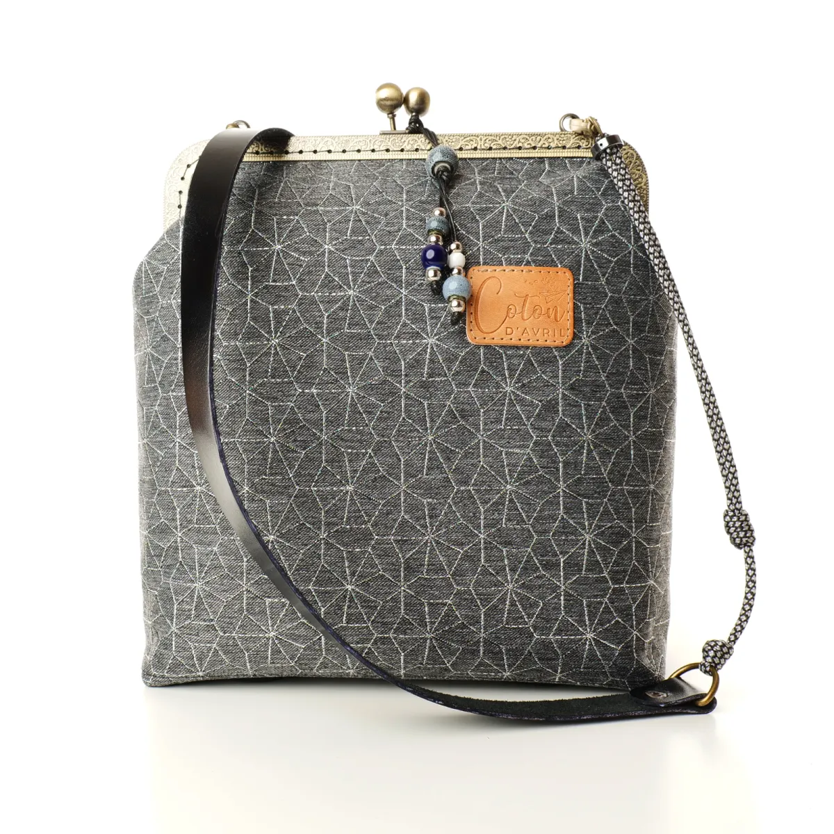 Mini Sac Coton d'Avril MELODIE Gris argent