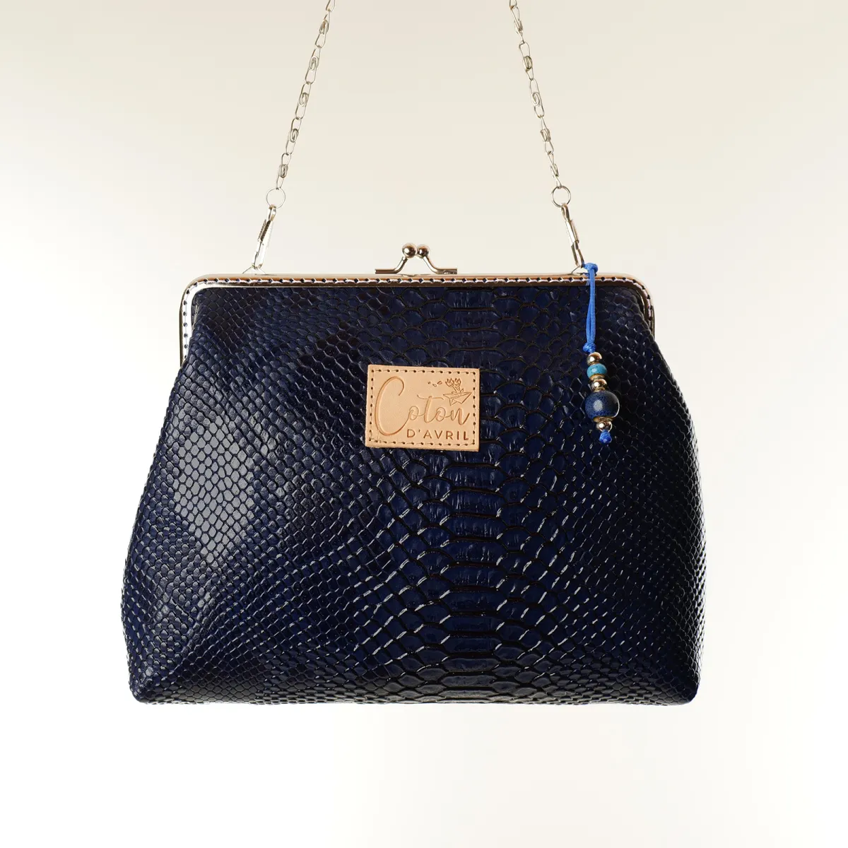 Mini Sac Coton d'Avril ECAILLE Bleu