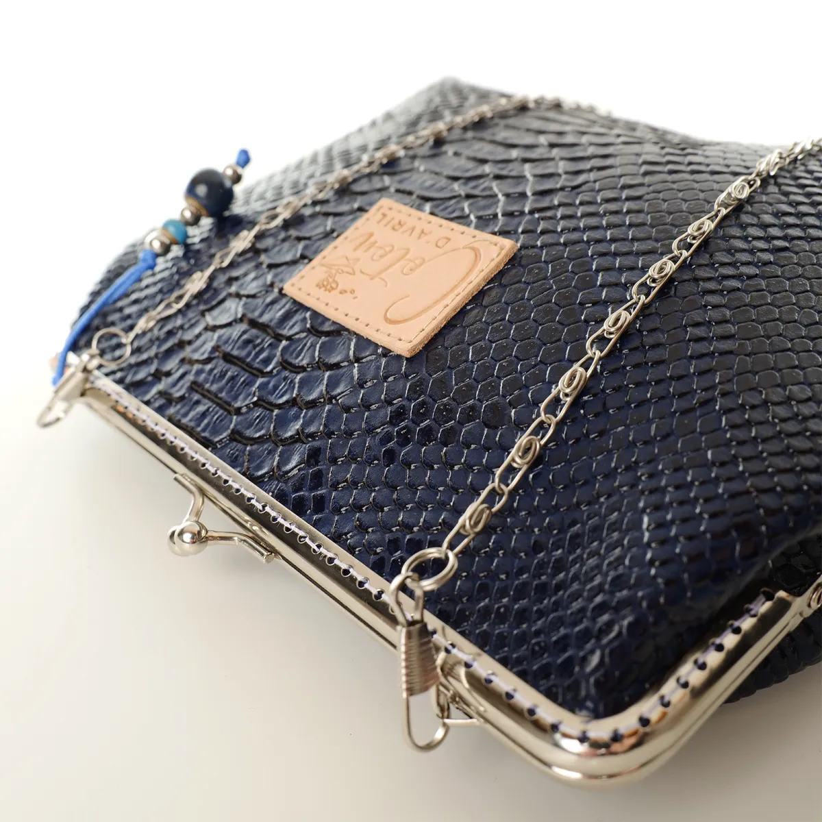 Mini Sac Coton d'Avril ECAILLE Bleu