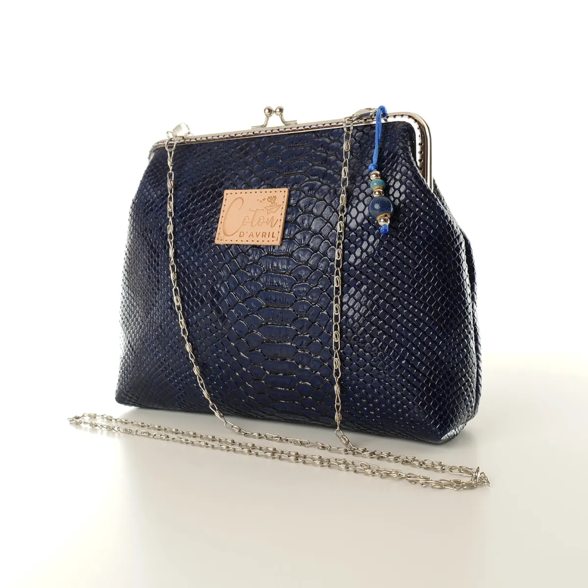 Mini Sac Coton d'Avril ECAILLE Bleu