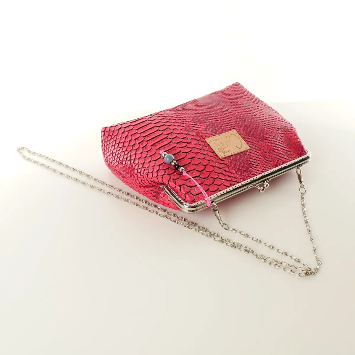 Mini Sac Coton d'Avril ECAILLE Fuchsia