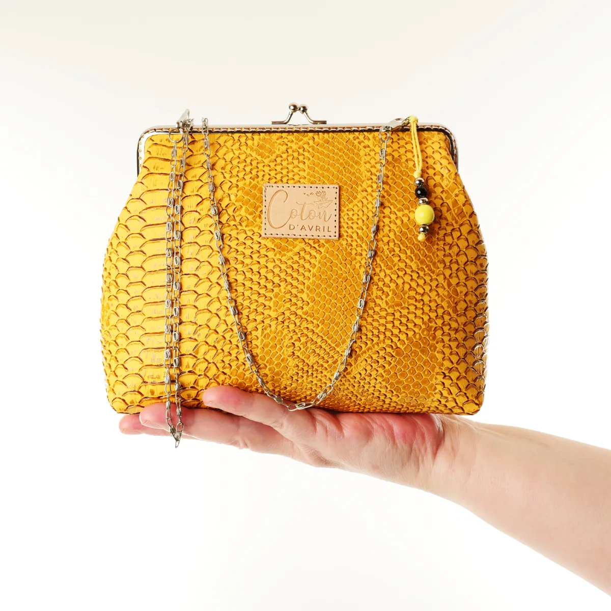 Mini Sac Coton d'Avril ECAILLE Jaune