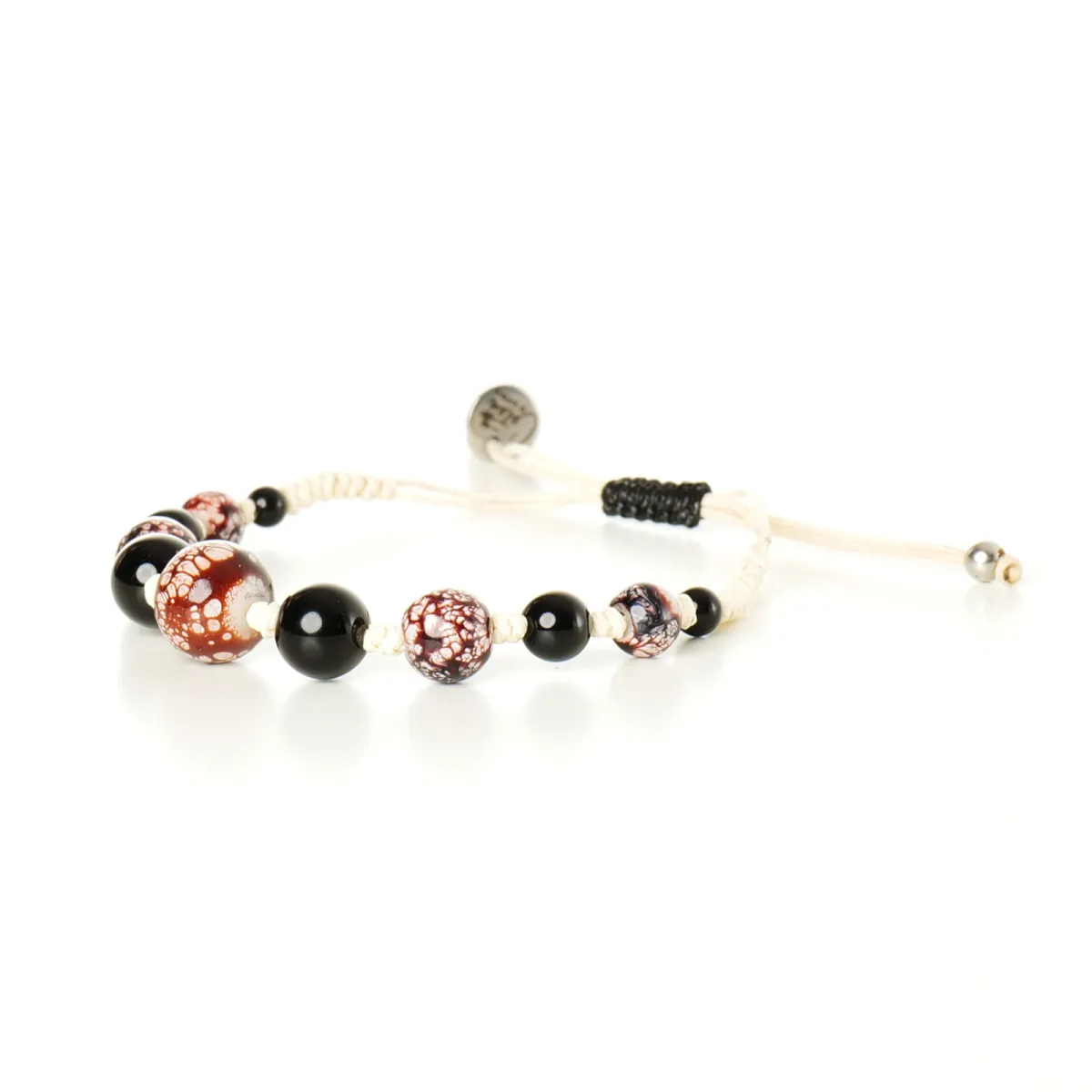 Bracelet coton d'avril Lilas