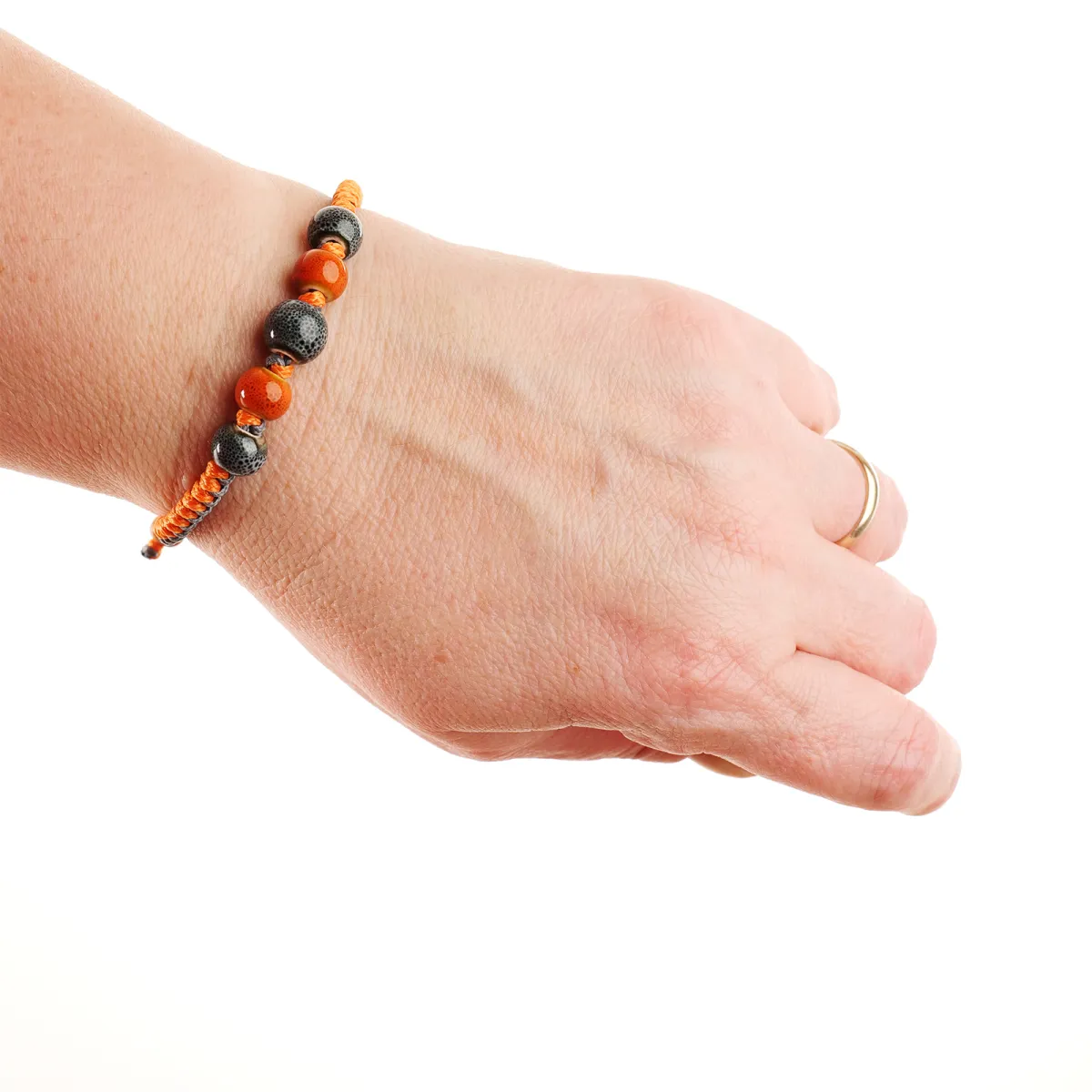 Bracelet coton d'avril Arlequin