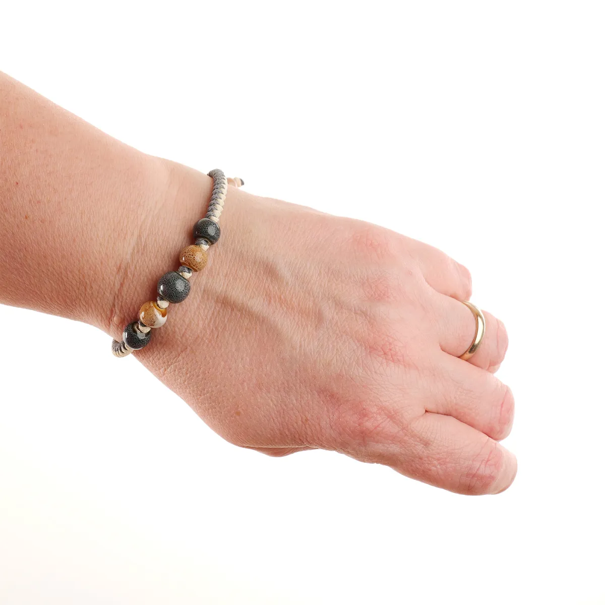 Bracelet coton d'avril Arlequin