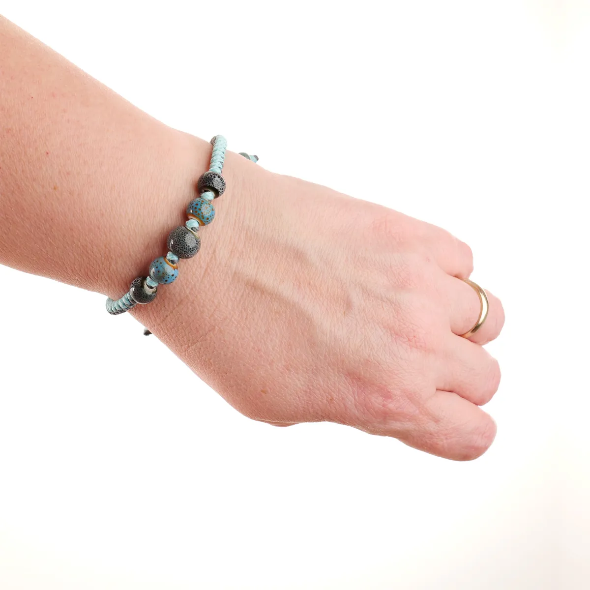 Bracelet coton d'avril Arlequin
