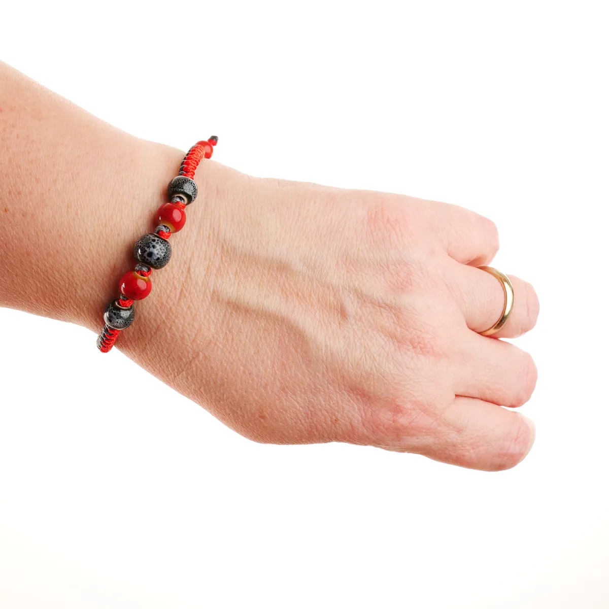Bracelet coton d'avril Arlequin