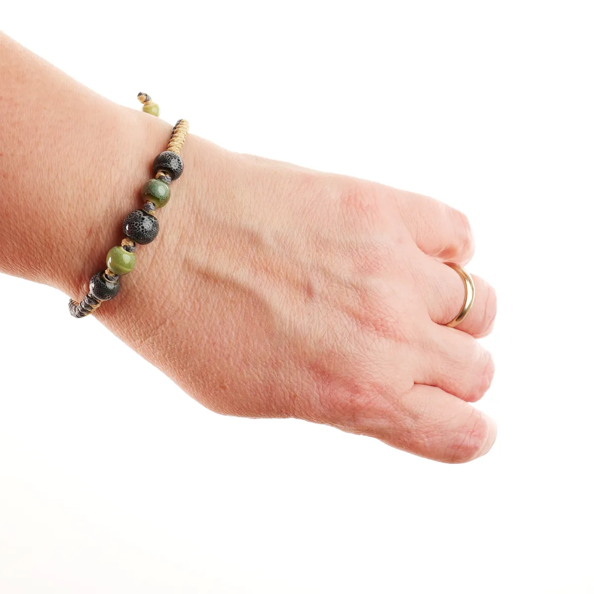 Bracelet coton d'avril Arlequin