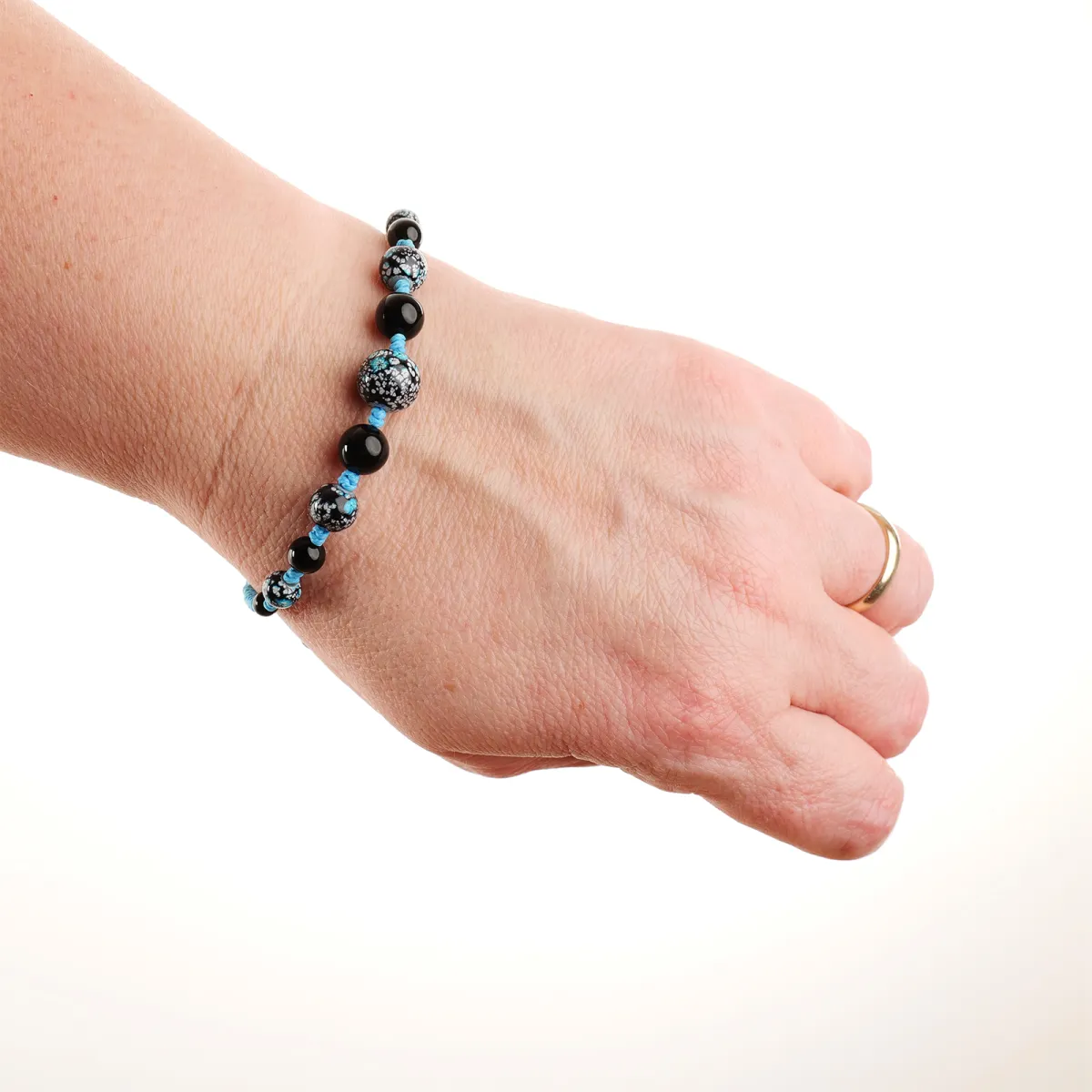 Bracelet coton d'avril Lilas