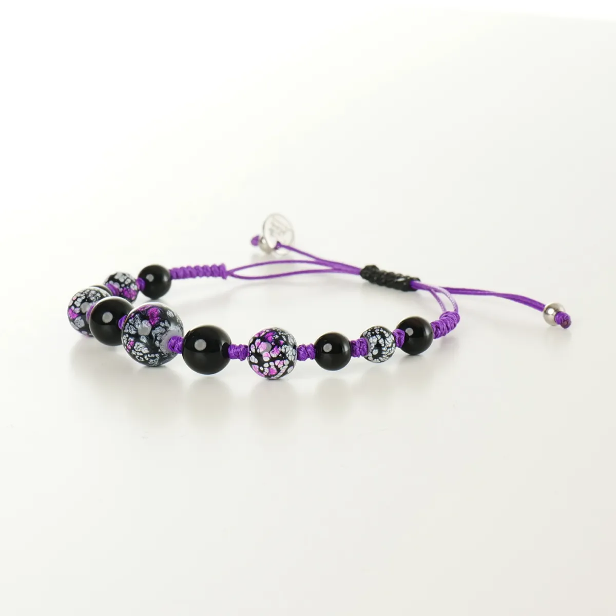 Bracelet coton d'avril Lilas