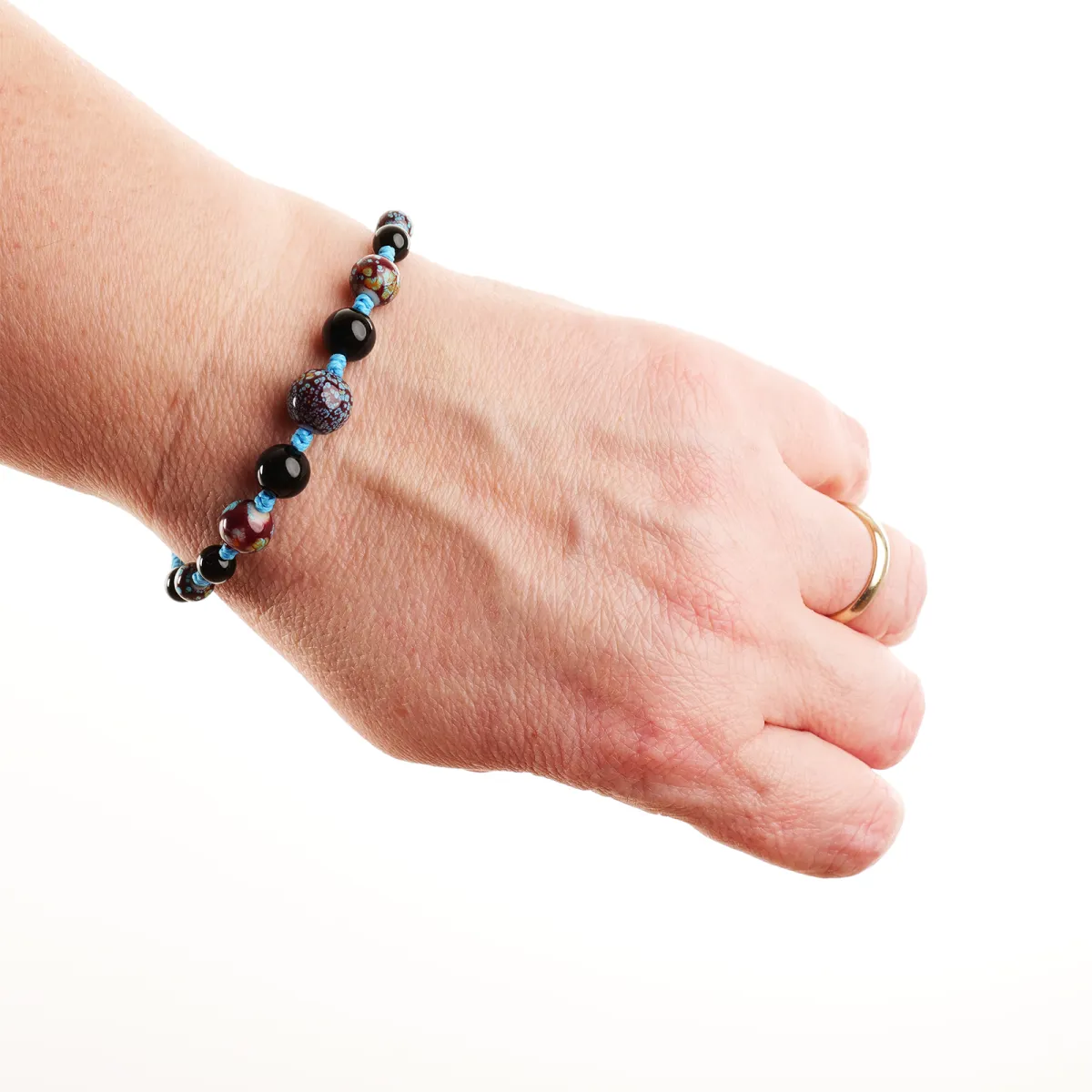 Bracelet coton d'avril Lilas