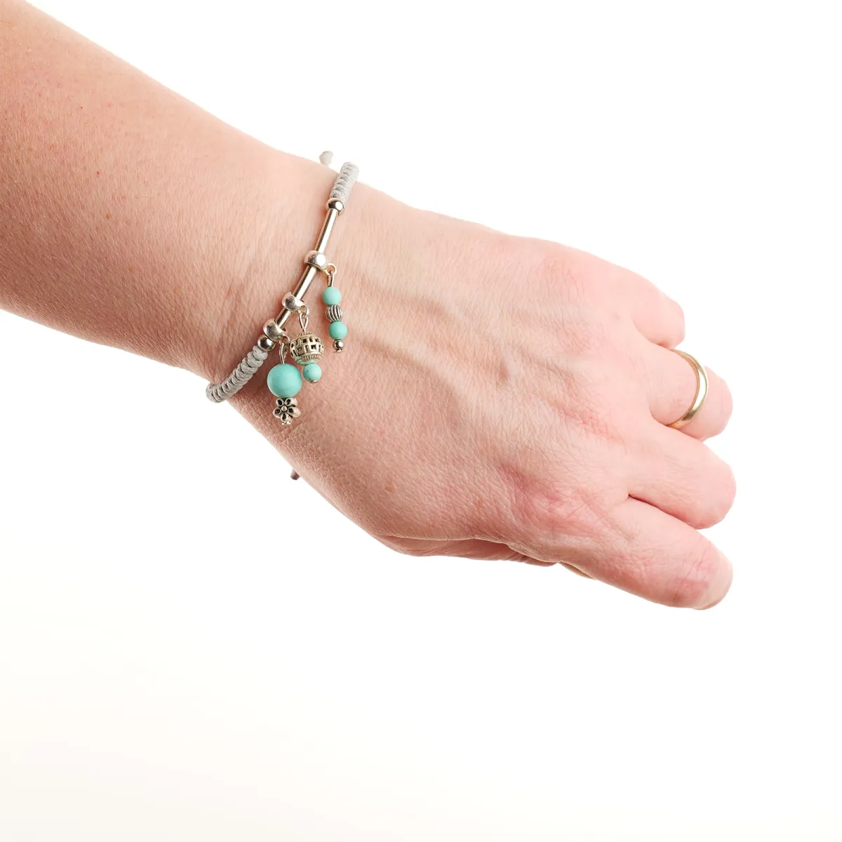 Bracelet coton d'avril Lourmarin