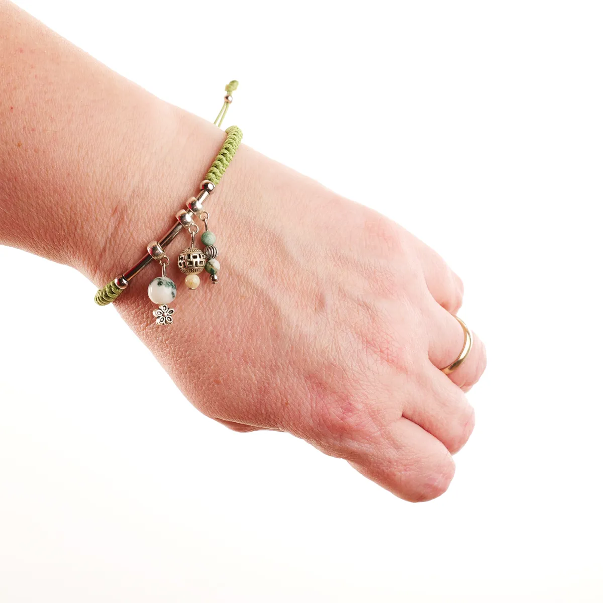 Bracelet coton d'avril Lourmarin