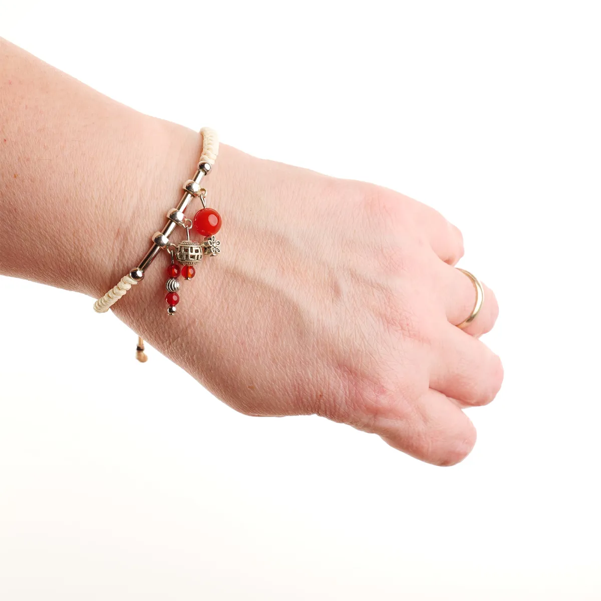 Bracelet coton d'avril Lourmarin