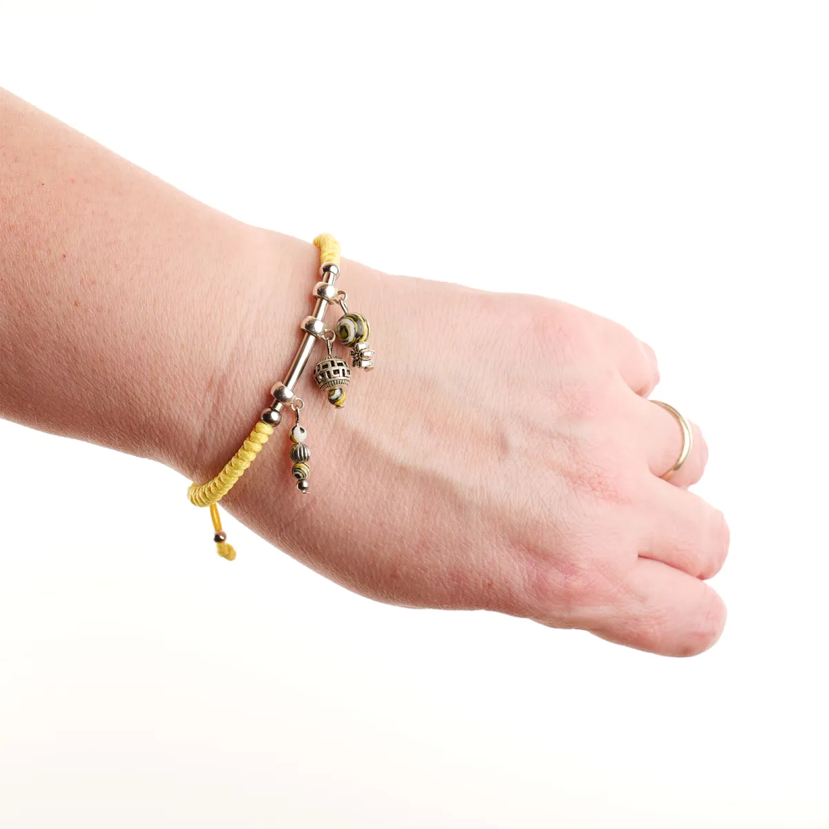 Bracelet coton d'avril Lourmarin