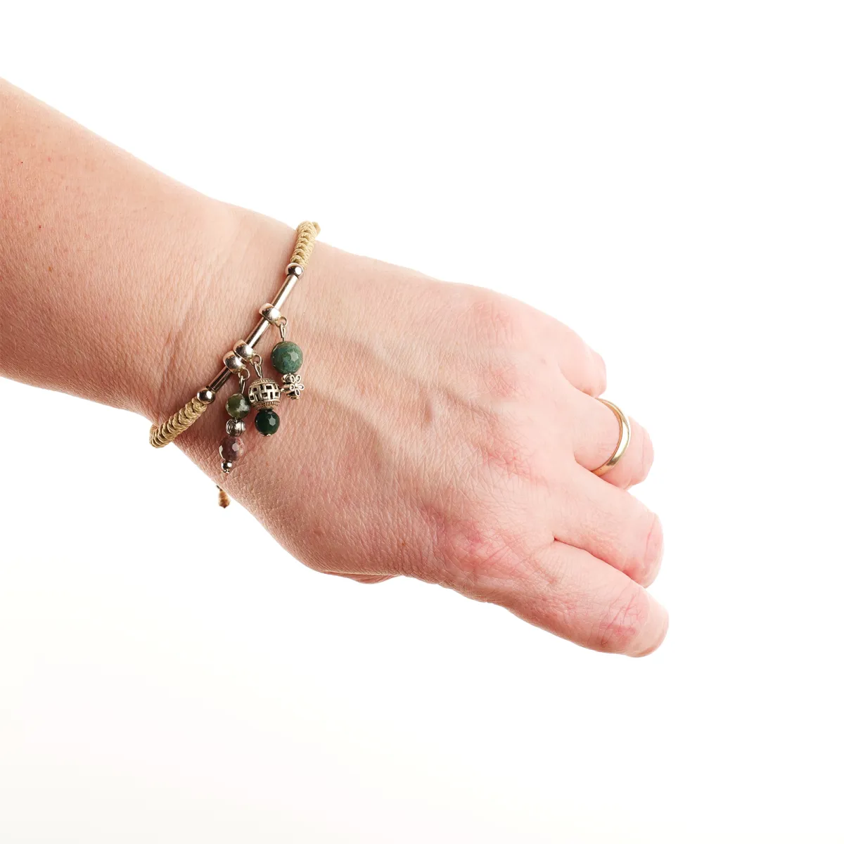 Bracelet coton d'avril Lourmarin