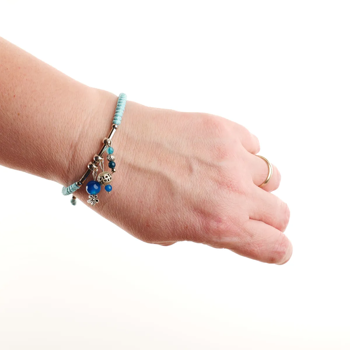 Bracelet coton d'avril Lourmarin