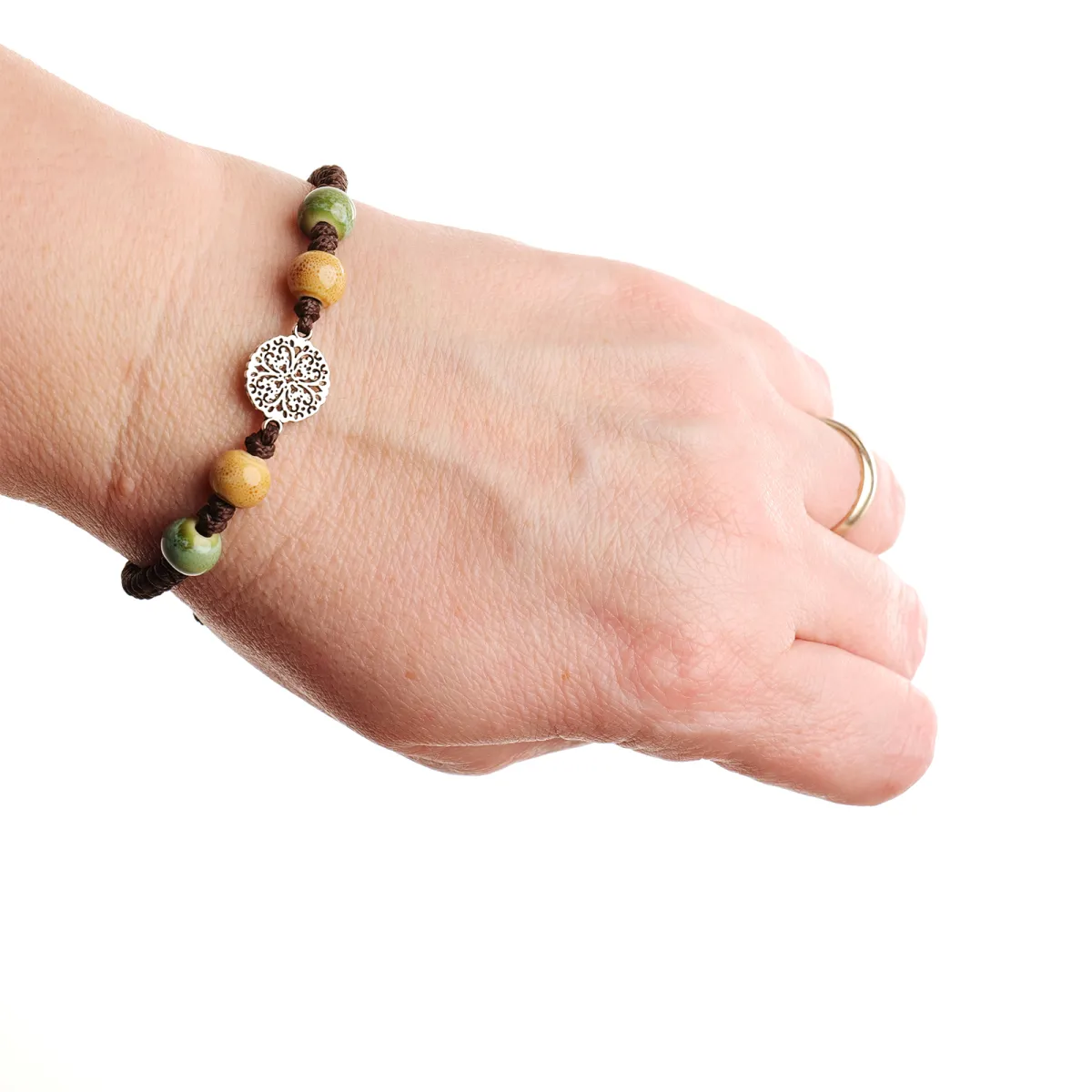 Bracelet coton d'avril Verdon