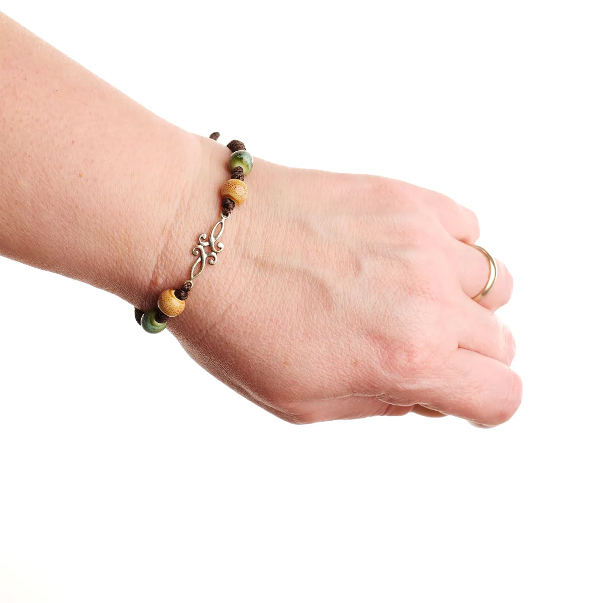 Bracelet coton d'avril Verdon