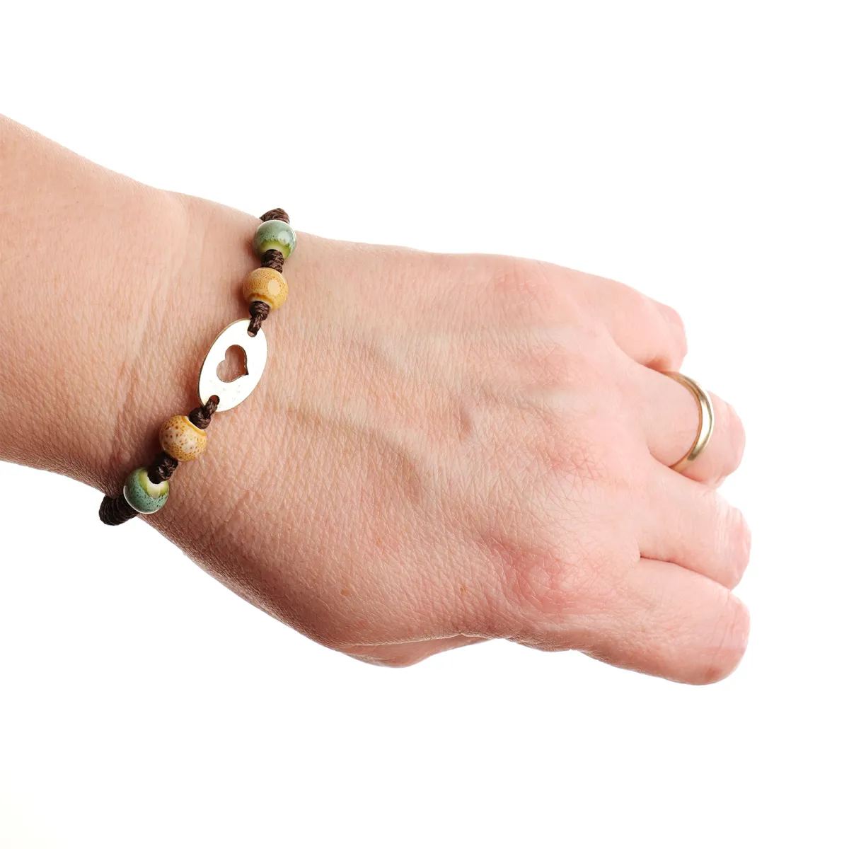Bracelet coton d'avril Verdon