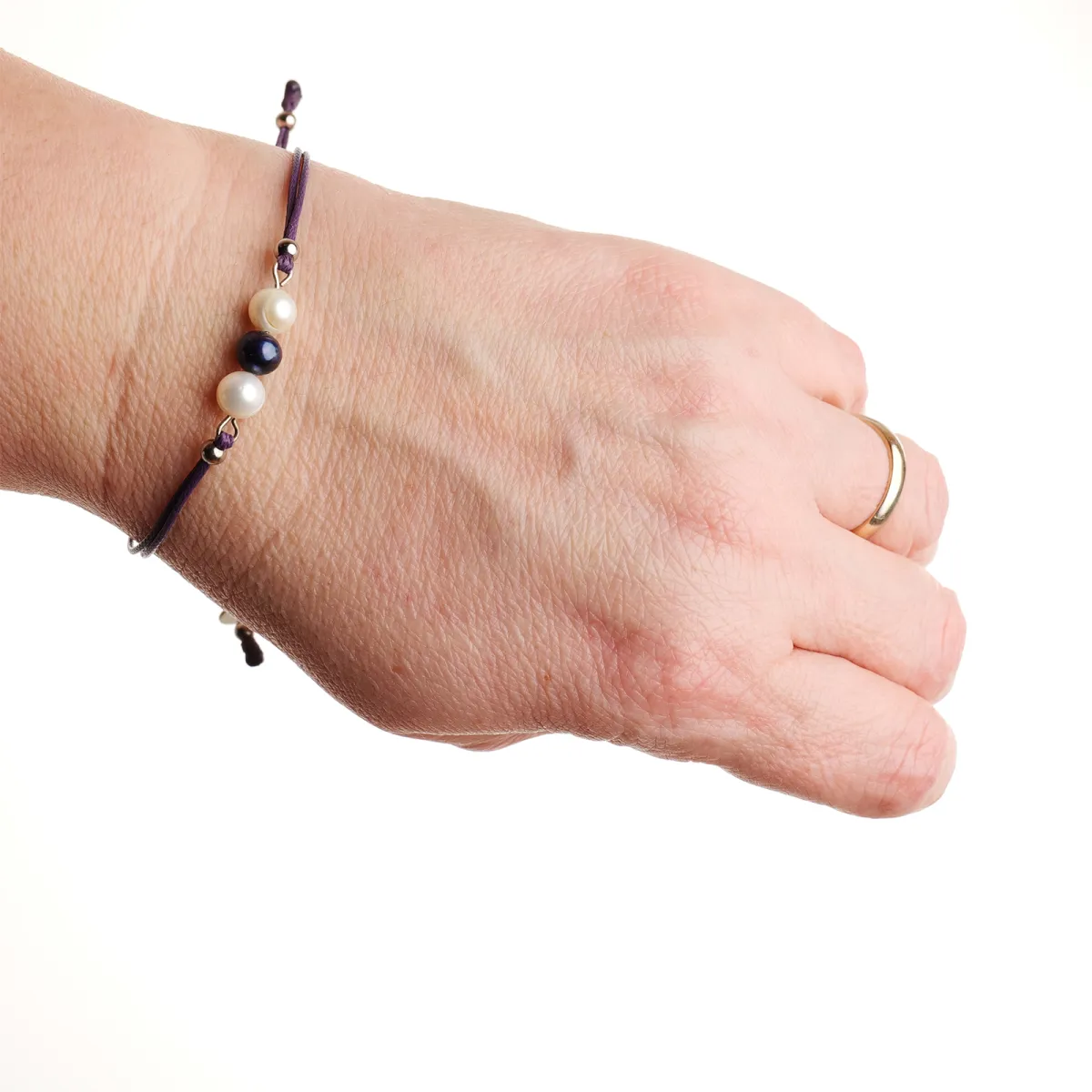 Bracelet coton d'avril Maélly Perle