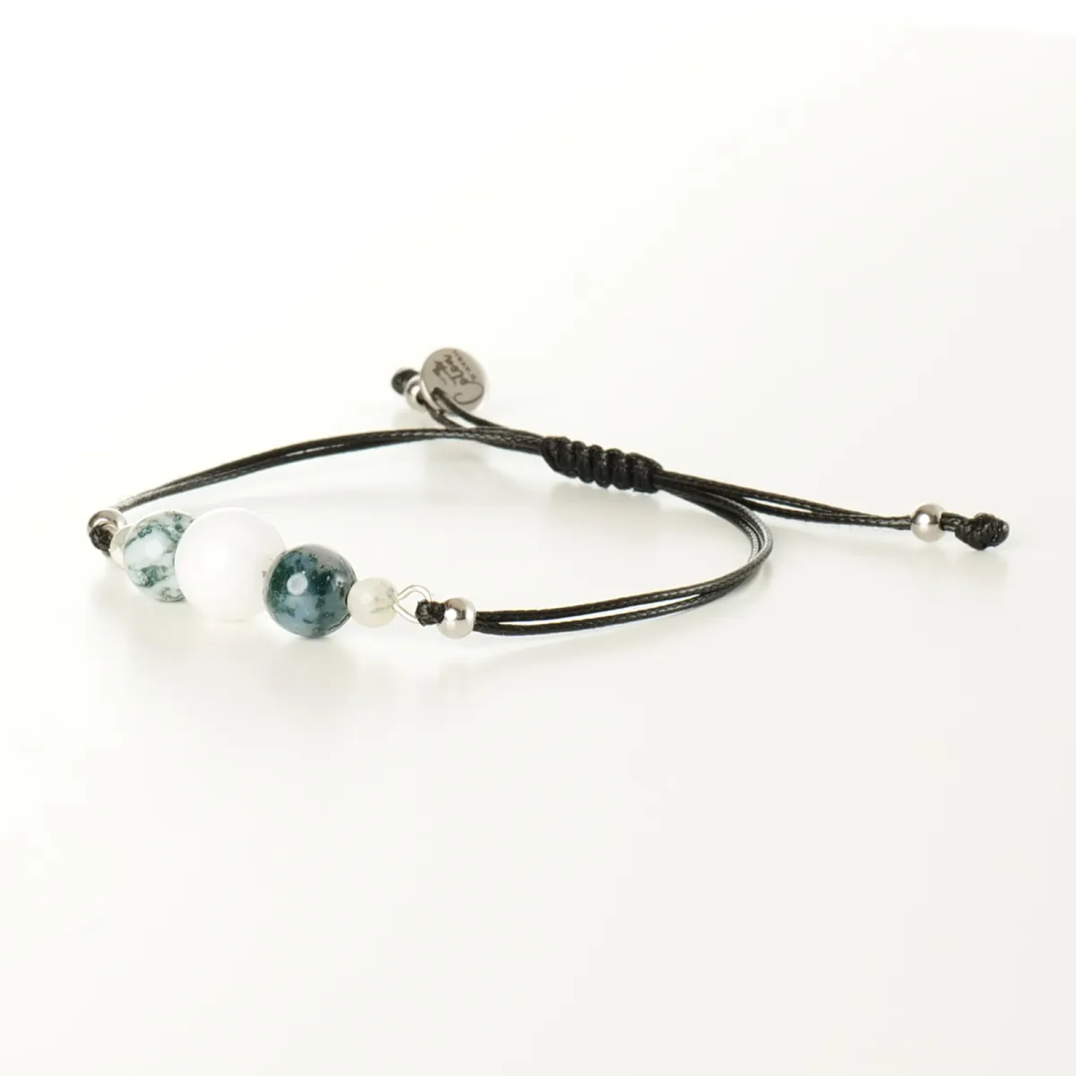 Bracelet coton d'avril Maélly Agate Jade