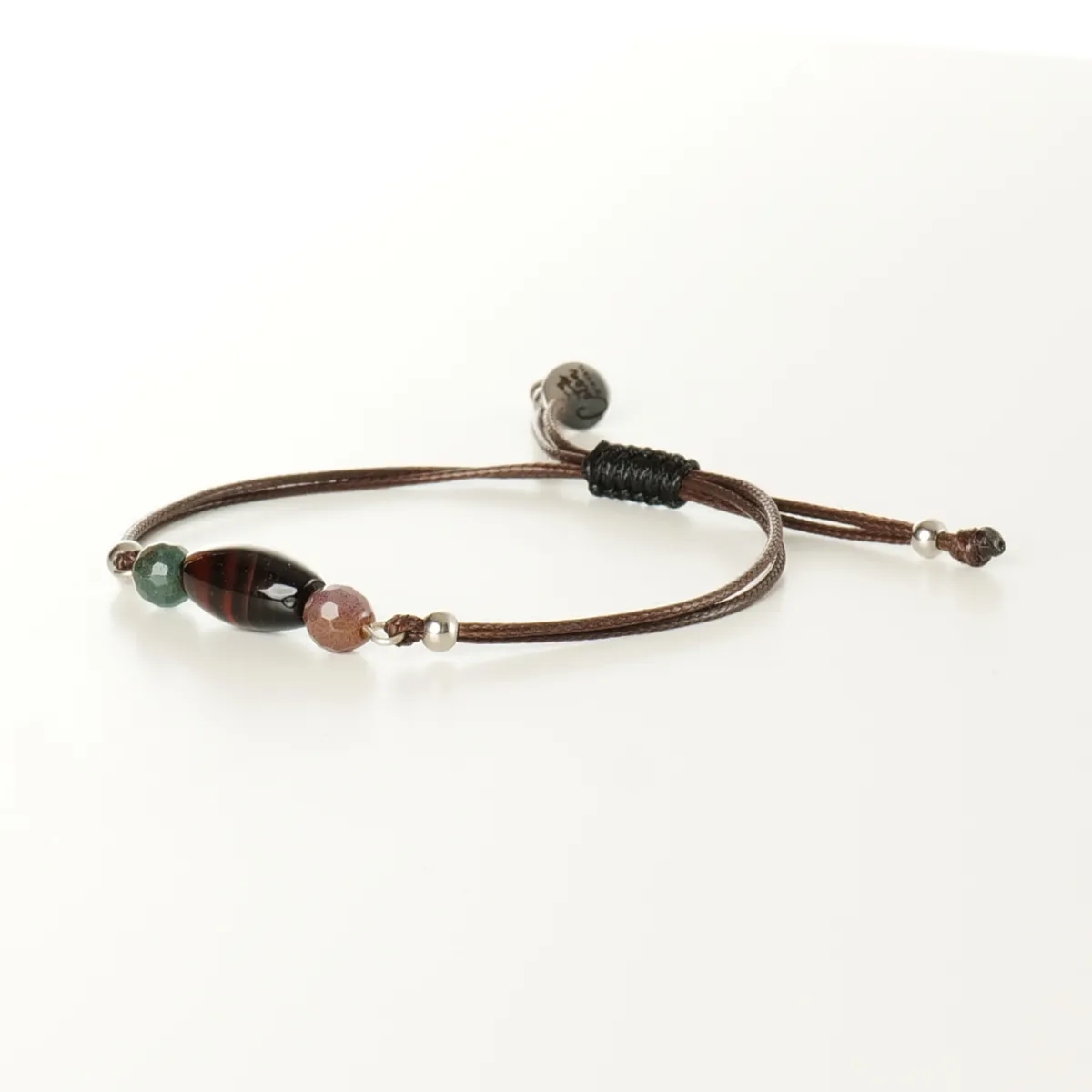 Bracelet coton d'avril Maélly Agate Jade