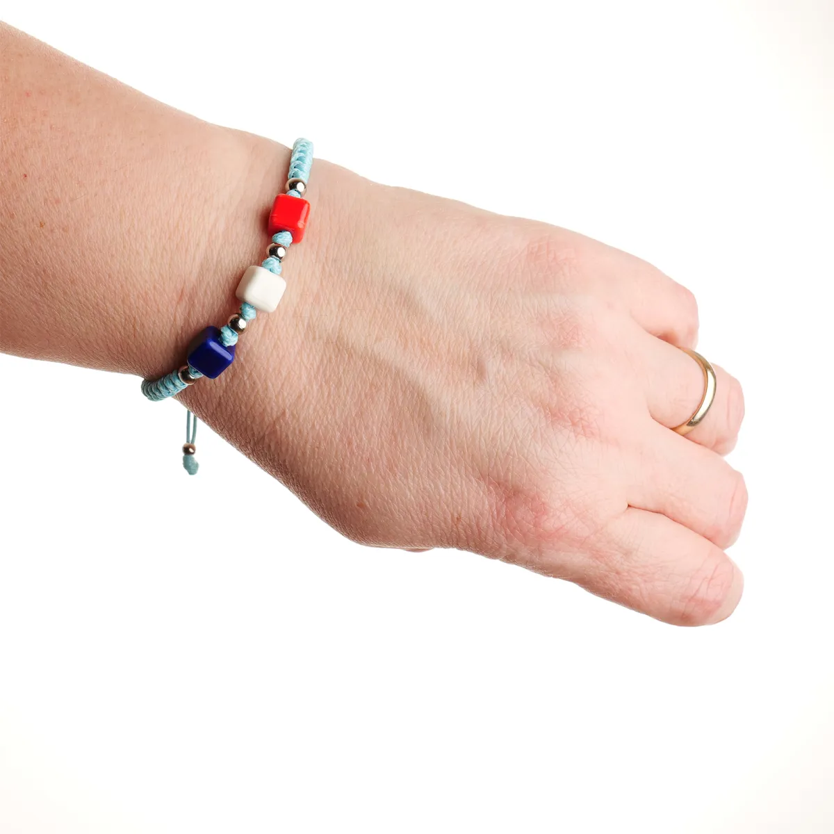Bracelet coton d'avril Victoire