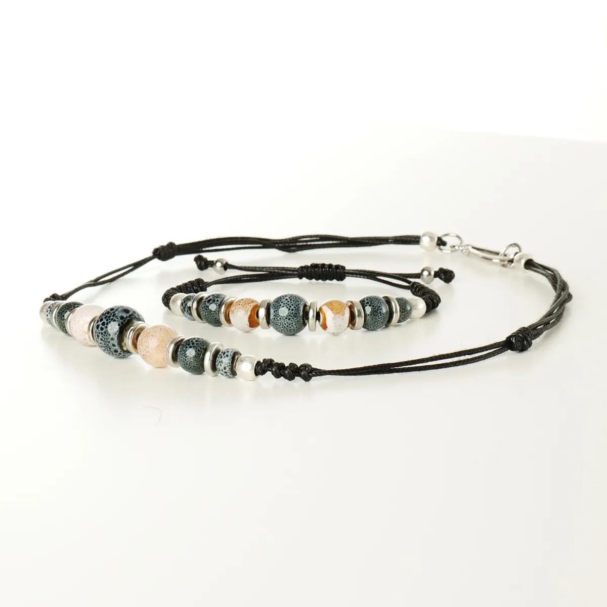 Bracelet et Collier coton d'avril Loire