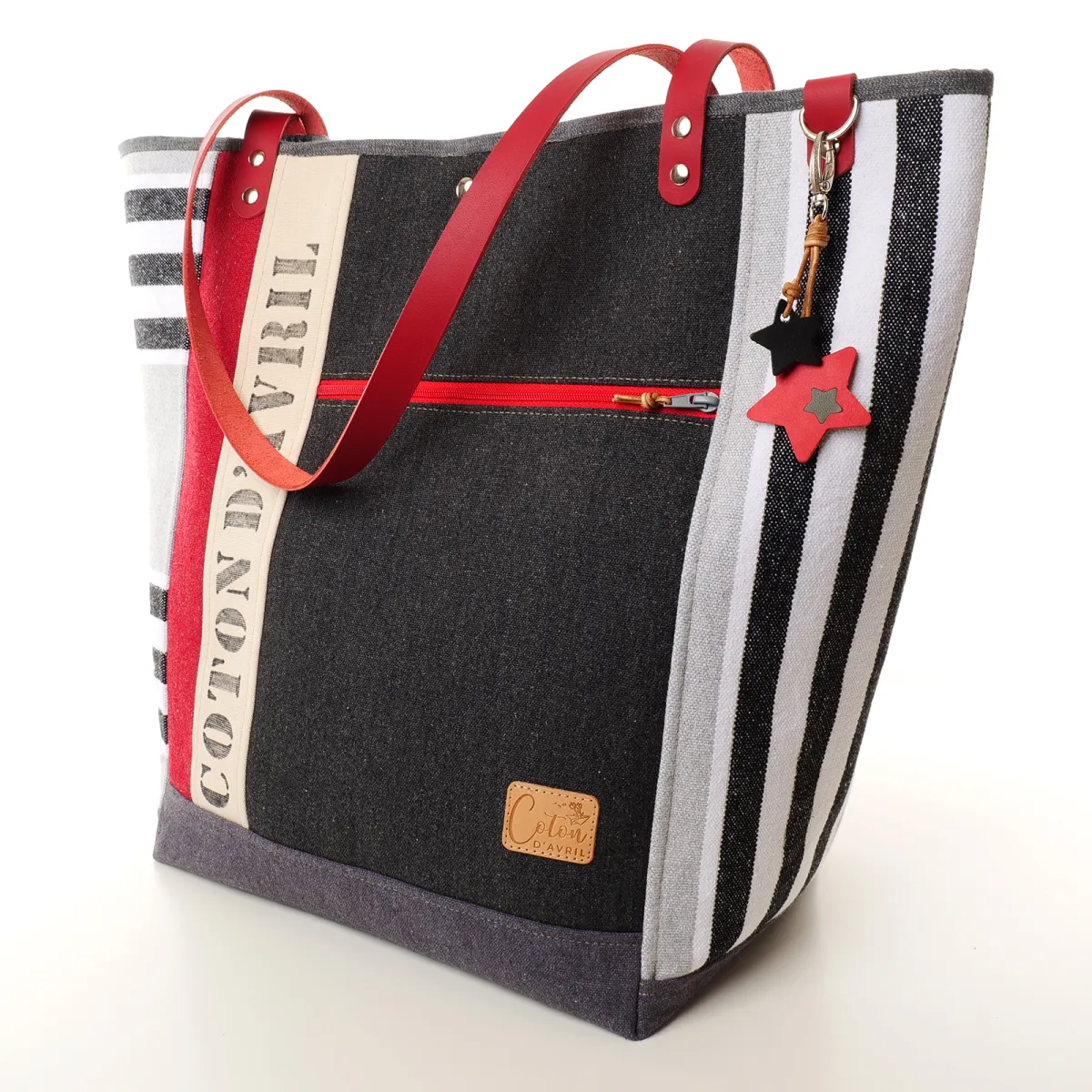 Sac grand cabas GARANCE Rouge