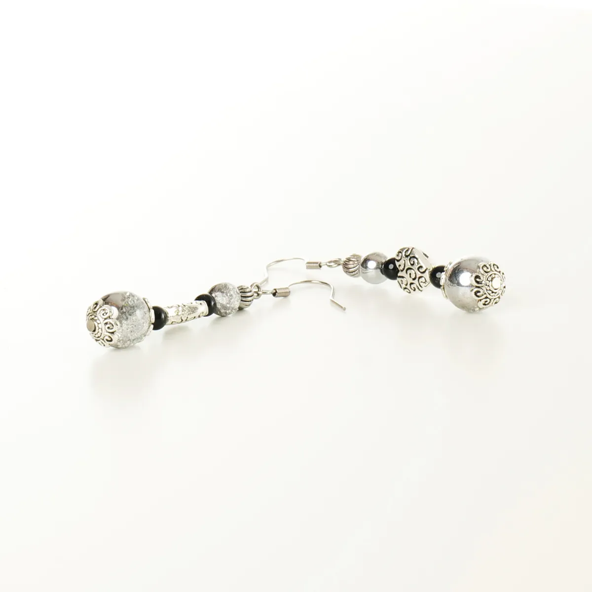 Bracelet Boucles d'Oreilles coton d'avril Cristal