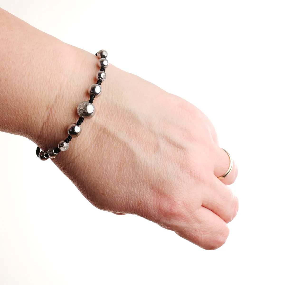 Bracelet Boucles d'Oreilles coton d'avril Cristal