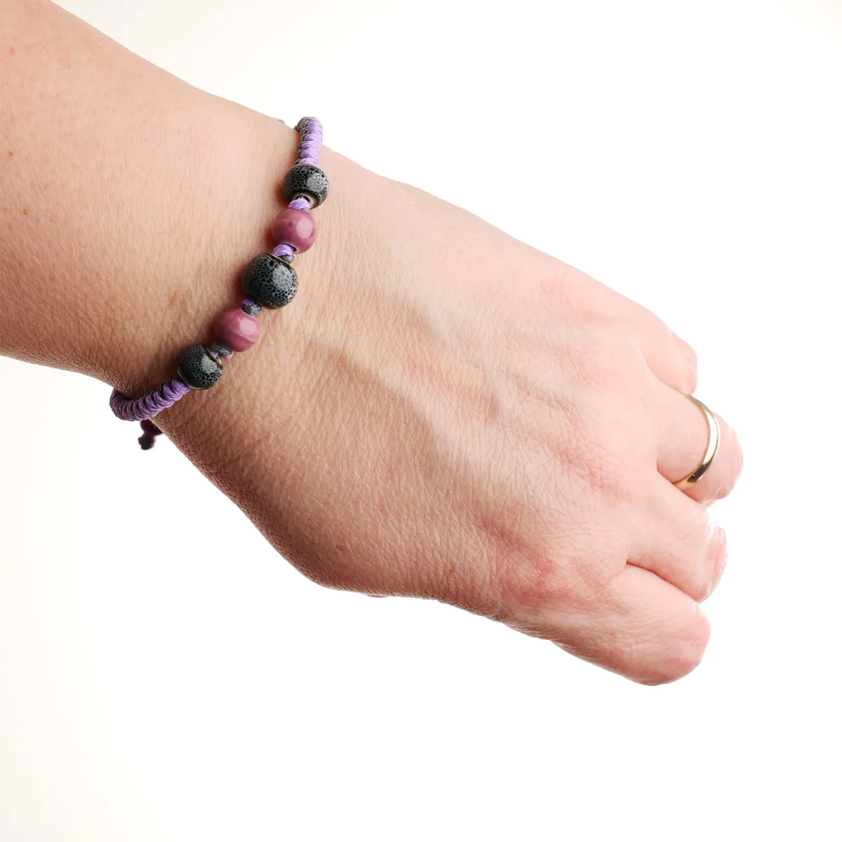 Bracelet coton d'avril Arlequin