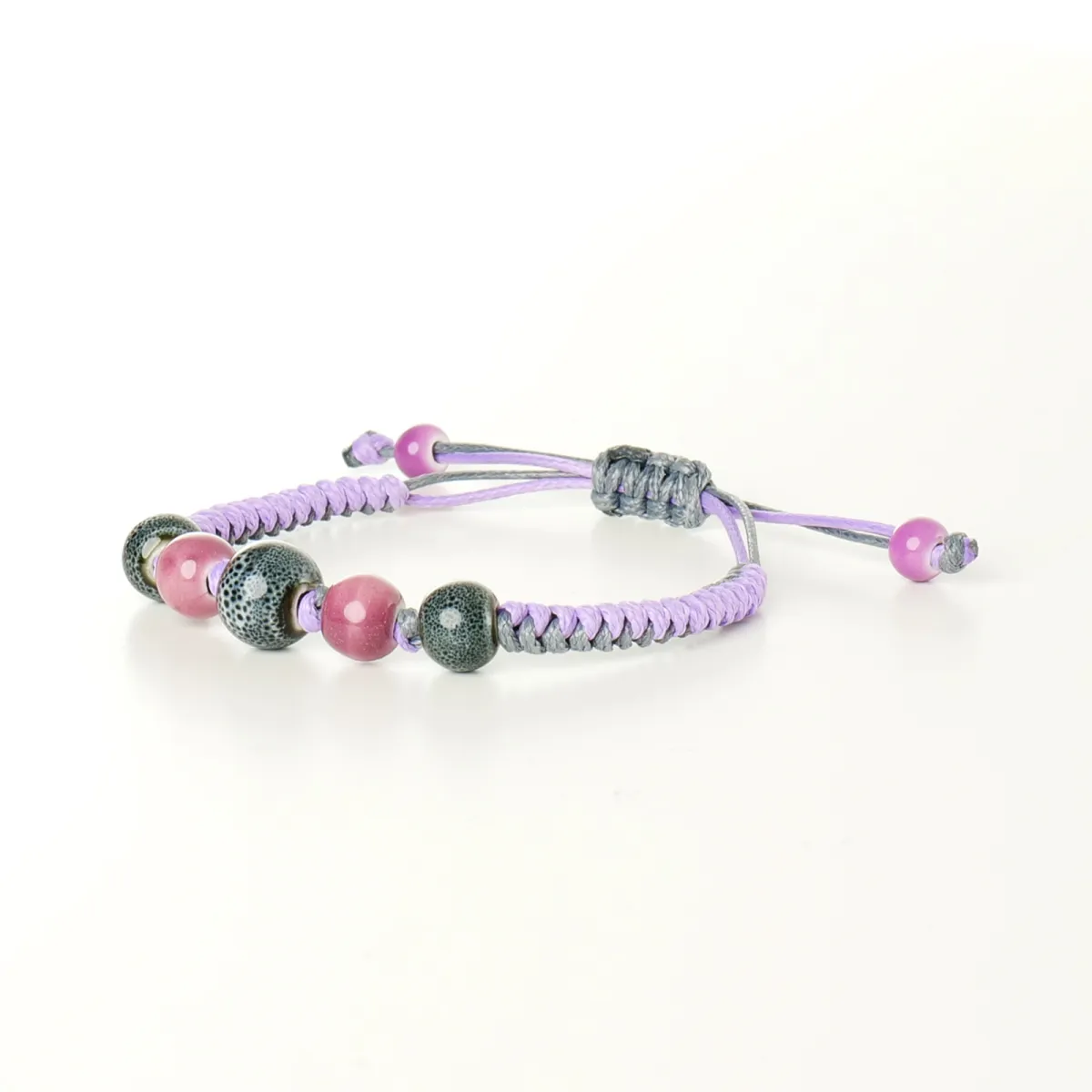 Bracelet coton d'avril Arlequin