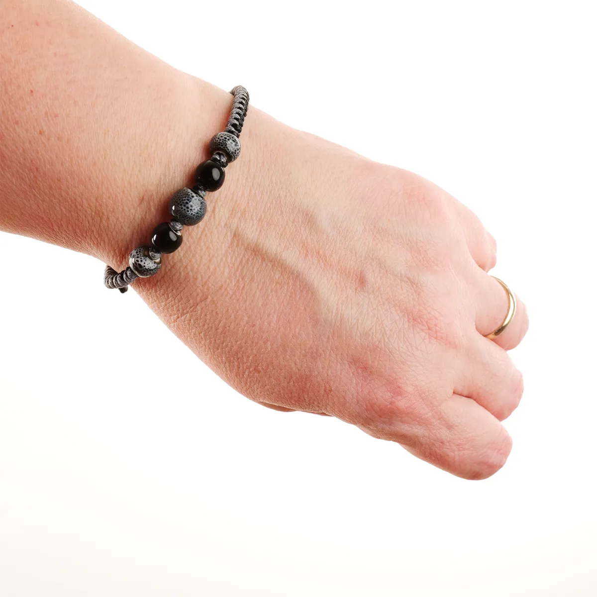 Bracelet coton d'avril Arlequin