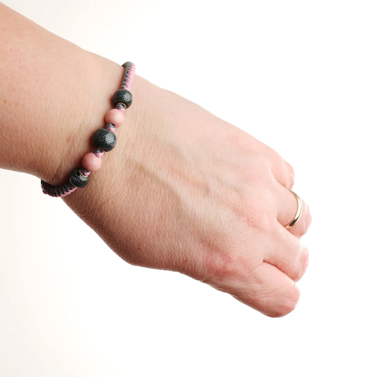 Bracelet coton d'avril Arlequin