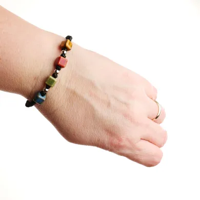 Bracelet coton d'avril Kubic