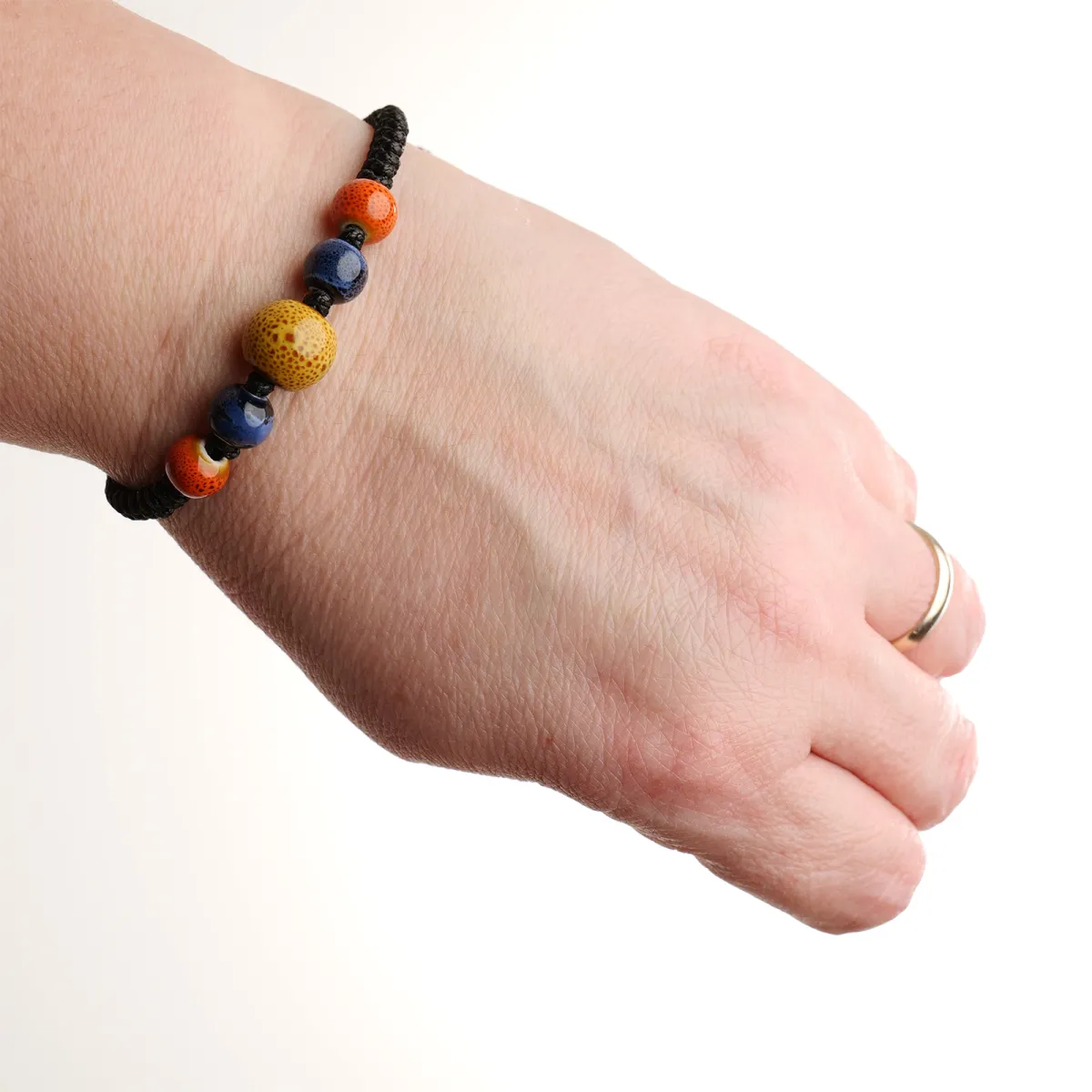 Bracelet coton d'avril Minuit Pastel