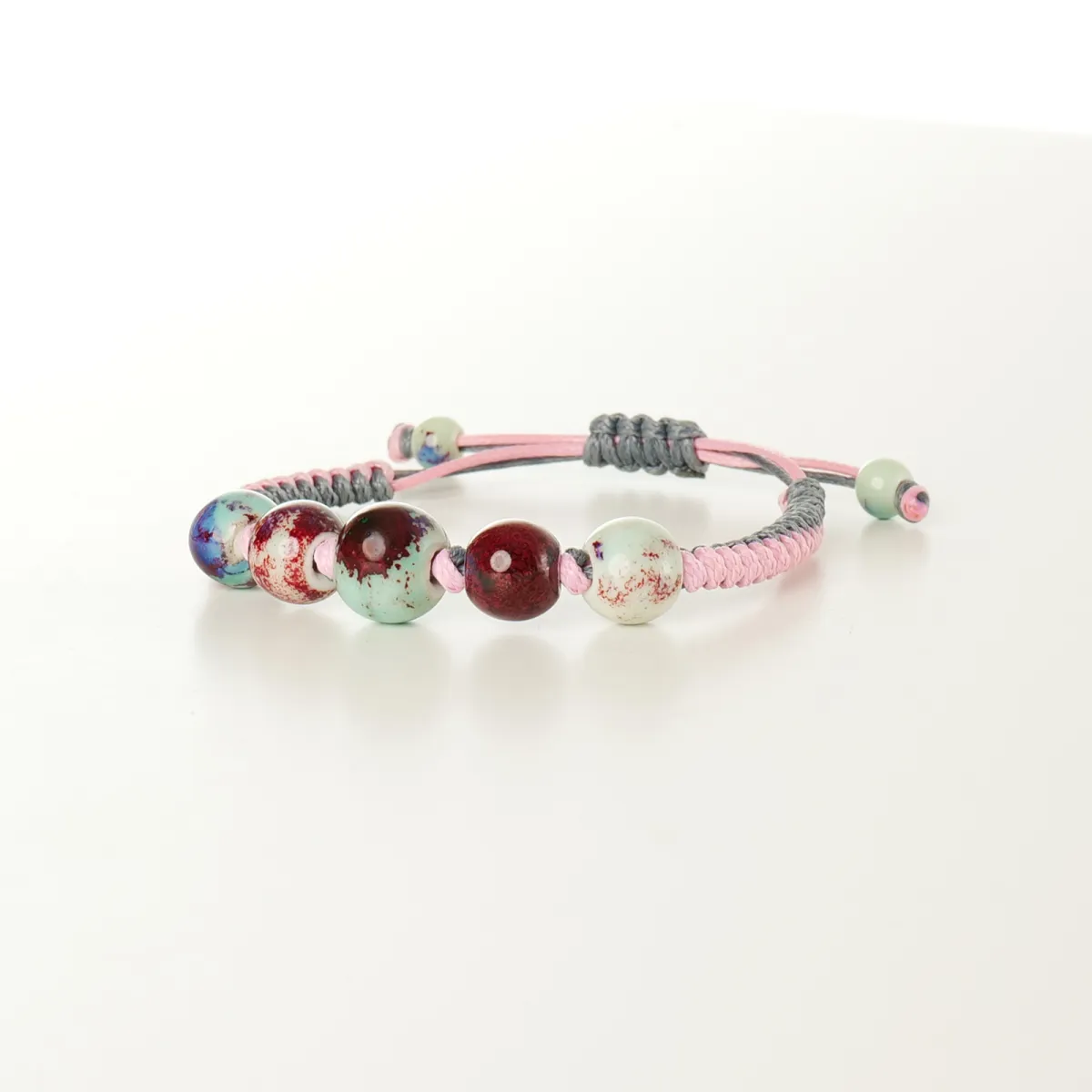 Bracelet coton d'avril Minuit Pastel
