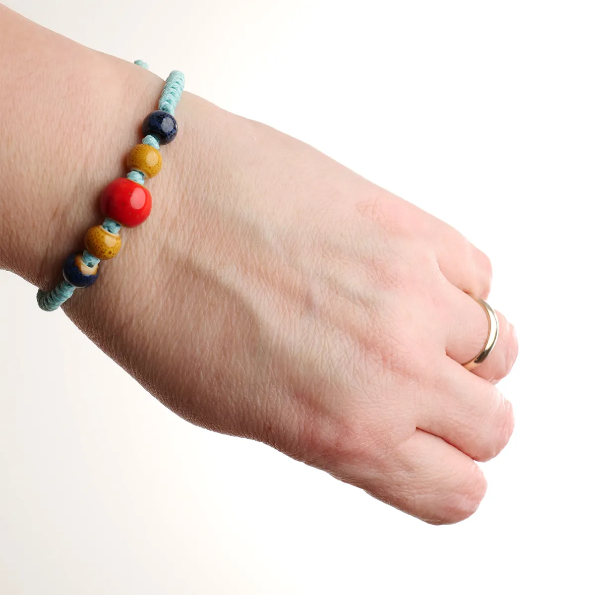 Bracelet coton d'avril Minuit Pastel
