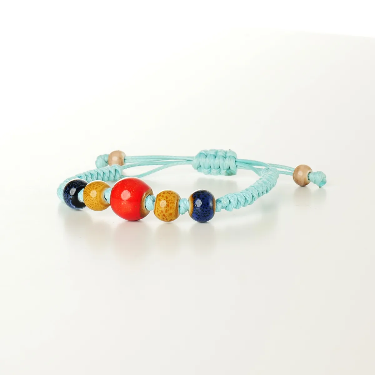 Bracelet coton d'avril Minuit Pastel
