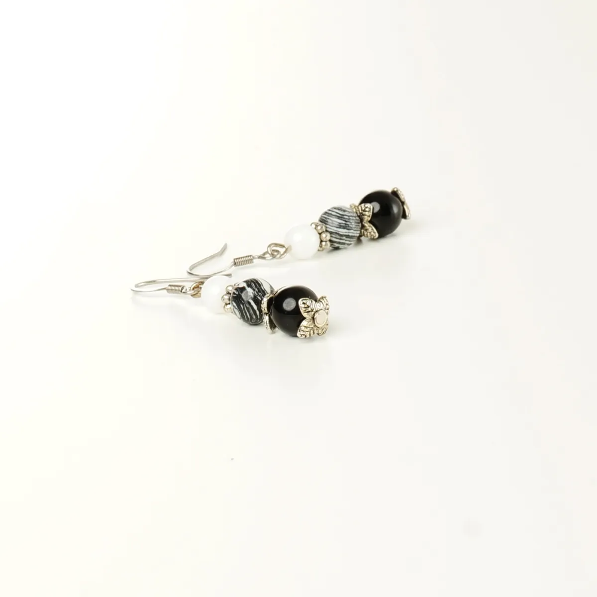 Boucles d'oreilles coton d'avril Tourbillon
