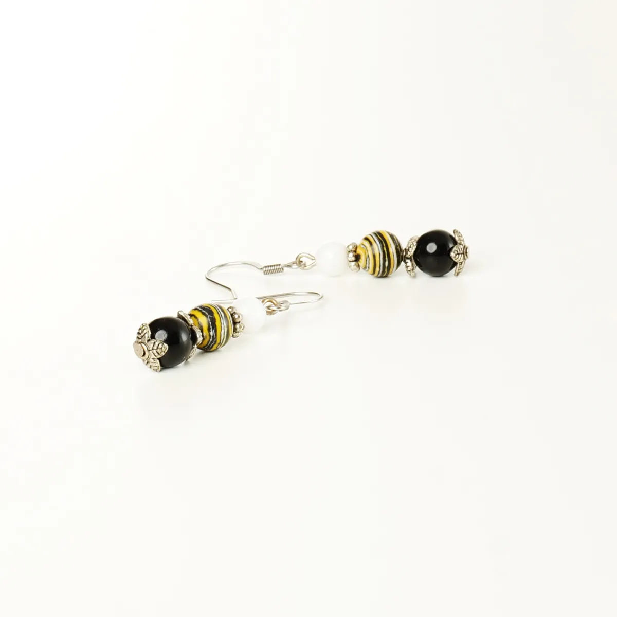 Boucles d'oreilles coton d'avril Tourbillon