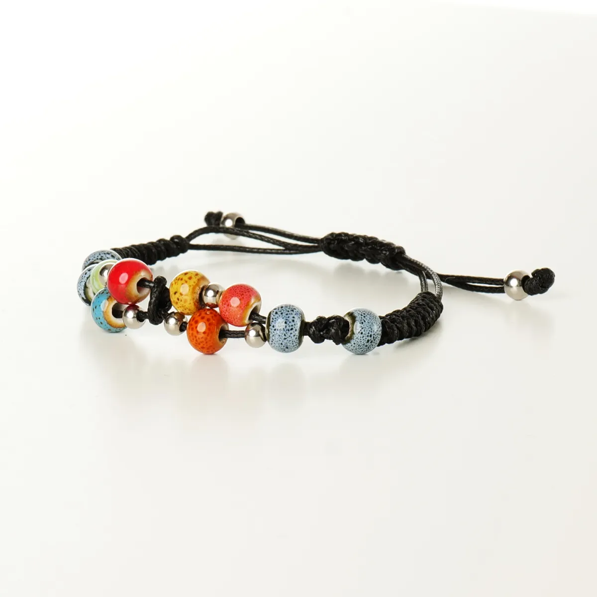 Bracelet coton d'avril Silver Pearls