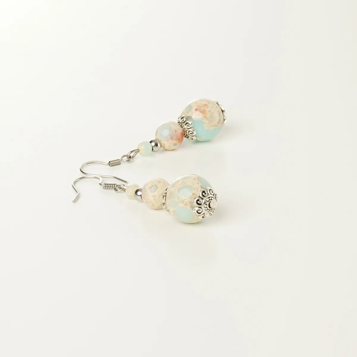 Boucles d'oreilles Coton d'Avril Comètes