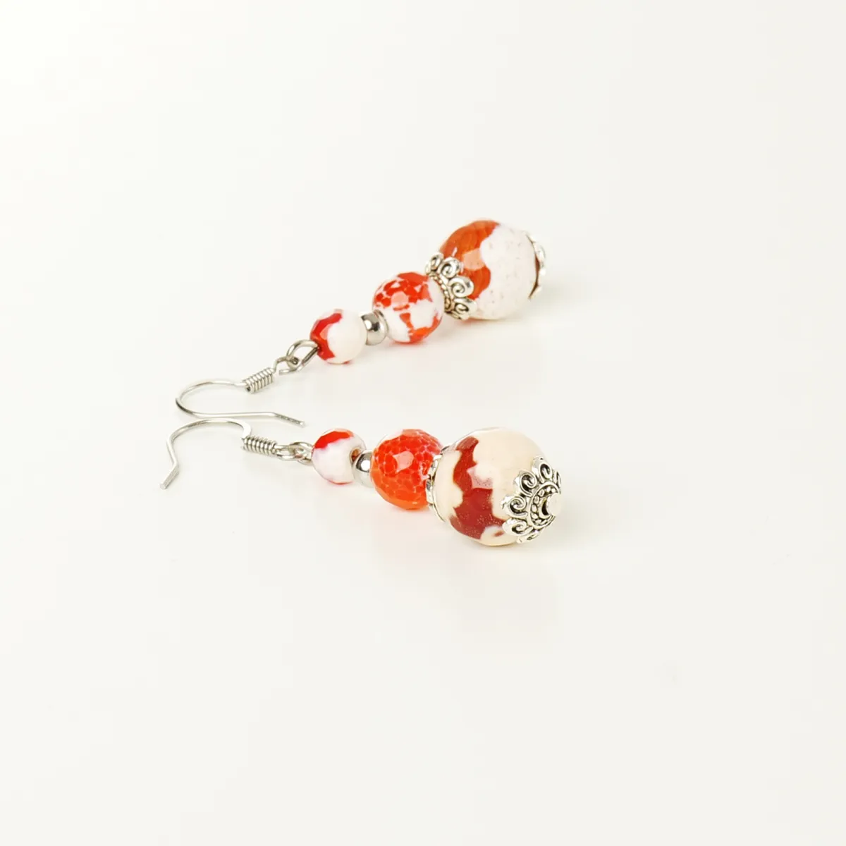 Boucles d'oreilles Coton d'Avril Comètes