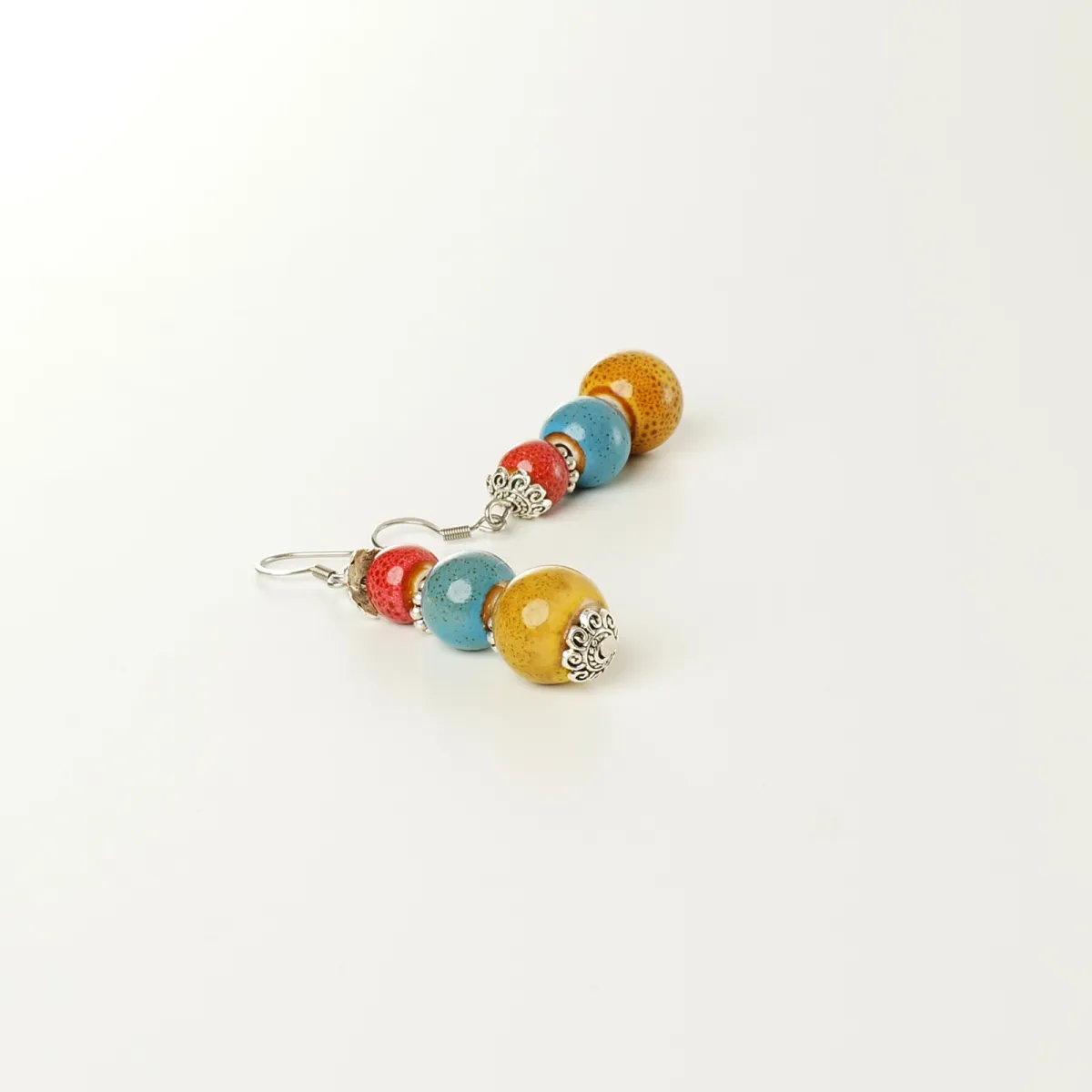 Boucles d'oreilles Coton d'Avril Coulon